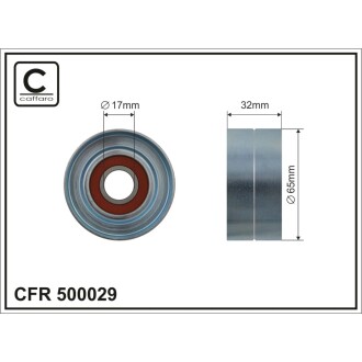 Ролик натяжний CAFFARO 500029