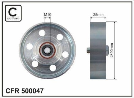 Ролик ремня CAFFARO 500047