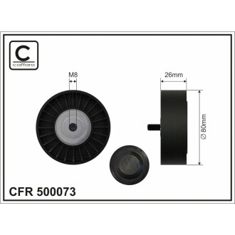 Ролик ремня CAFFARO 500073