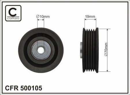 Ролік CAFFARO 500105