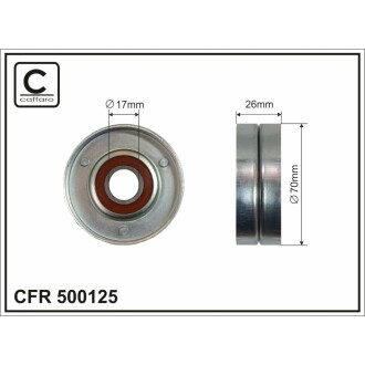 Ролик ремня CAFFARO 500125