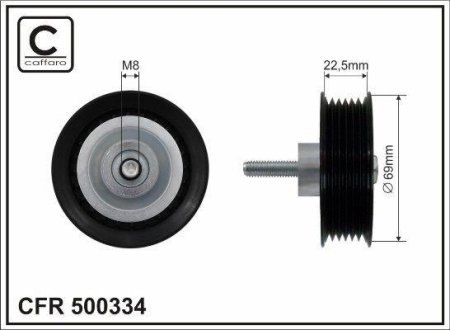 Ролик CAFFARO 500334