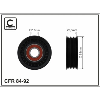 Ролик ремня CAFFARO 8492