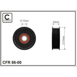 Ролик ремня CAFFARO 8600