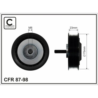 Ролик ремня CAFFARO 8798 (фото 1)