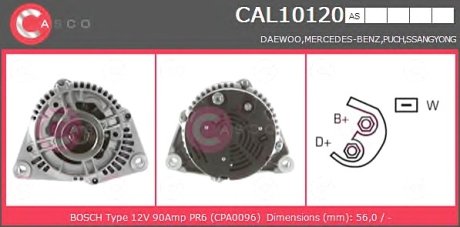 Генератор CASCO CAL10120AS