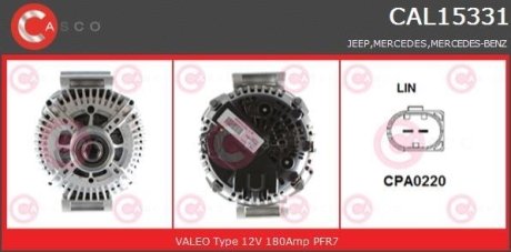 ALTERNATOR 12V 180A CASCO CAL15331AS