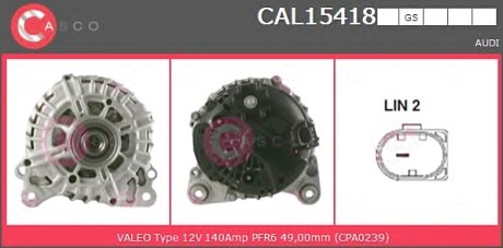 Генератор CASCO CAL15418GS (фото 1)