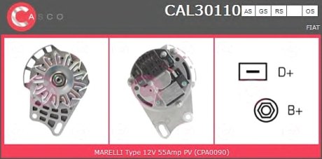 Генератор CASCO CAL30110AS (фото 1)