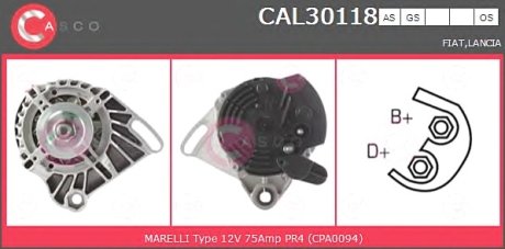 Генератор CASCO CAL30118AS