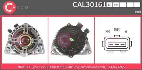 Генератор CASCO CAL30161AS