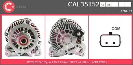 Генератор CASCO CAL35152AS (фото 1)