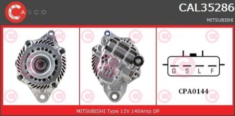 ALTERNATOR 12V 140A CASCO CAL35286AS (фото 1)