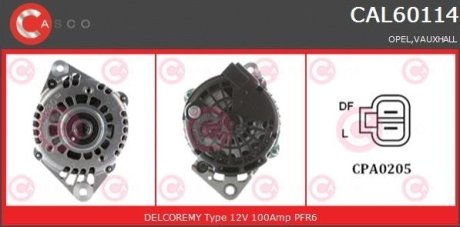 ALTERNATOR 12V 100A CASCO CAL60114AS