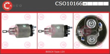 Тяговое реле, стартер CASCO CSO10166AS
