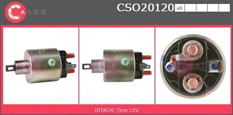 Тяговое реле, стартер CASCO CSO20120AS