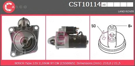 Стартер CASCO CST10114AS