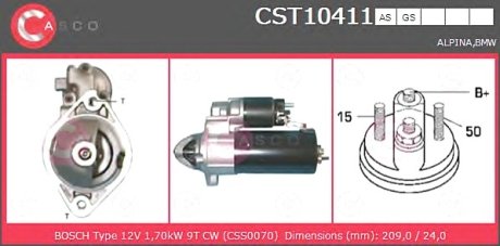 Стартер CASCO CST10411AS