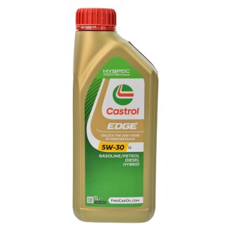 Масло ДВС 5W-30 EDGE LL ACEA C3, VW 504 00/507 00, 1л, синт. CASTROL 15665F