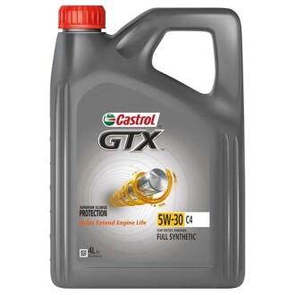 Олива моторна GTX 5W-30 C4 RN 0720 (Каністра 4л) CASTROL 15C8AD