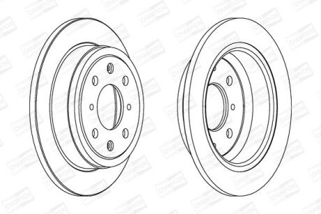 Диск гальмівний CHAMPION 561383CH