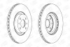 Диск тормозной передний (кртано 2) Fiat Doblo (01-), Bravo (I,II) CHA CHAMPION 561387CH (фото 1)