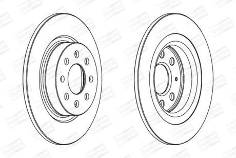 Диск гальмівний CHAMPION 562305CH