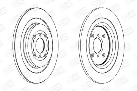 Диск гальмівний CHAMPION 562422CH