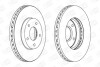 Диск тормозной передний (кратно 2) Nissan Almera (98-06), X-Trail (01-13) CHAMPION 562441CH (фото 1)