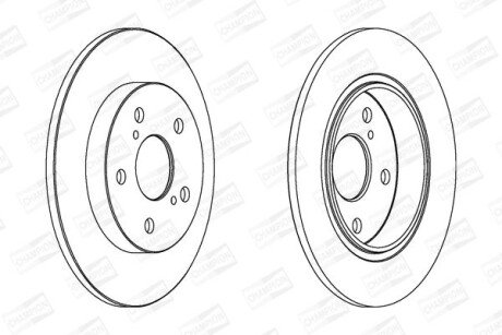 Диск гальмівний CHAMPION 562599CH