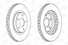 Диск тормозной передний (кратно 2) Jeep Compass (06-), Patriot (07-17)/ Mitsubishi ASX (09-) CHAMPION 562790CH (фото 1)