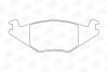 VW гальмівні колодки передн.Golf II, Polo -90Seat Ibiza, Cordoba (17,3mm) CHAMPION 571315CH (фото 1)