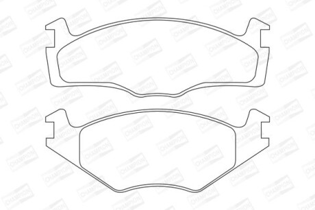 Колодки гальмівні дискові CHAMPION 571316CH