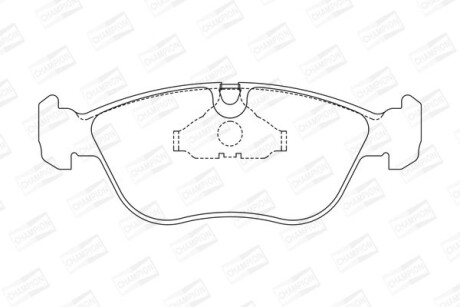 VOLVO гальмівні колодки передн.850,C70,S70,V70 CHAMPION 571457CH