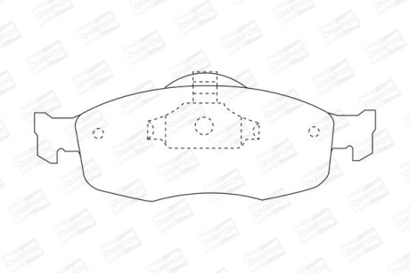 FORD гальмівні колодки перед. Mondeo 1.6/1.8/2.0, Scorpio CHAMPION 571832CH