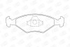 FIAT гальмівні колодки дискові Fiorino 93-2001 CHAMPION 571917CH (фото 1)