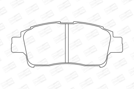 TOYOTA гальмівні колодки передн. Yaris 99- CHAMPION 572404CH