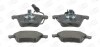 Колодки тормозные дисковые передние (с датчиками) Audi A6 (C5) CHAMPI CHAMPION 573145CH (фото 1)
