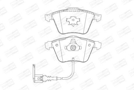 Колодки гальмівні дискові CHAMPION 573197CH