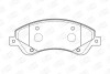 Колодки тормозные дисковые передние Ford Transit (06-14) CHAMPION 573276CH (фото 1)