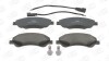 Колодки тормозные дисковые передние Ford Transit (06-14) CHAMPION 573276CH (фото 2)