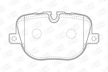 LANDROVER гальмівні колодки задн.Range Rover Sport 09- CHAMPION 573342CH
