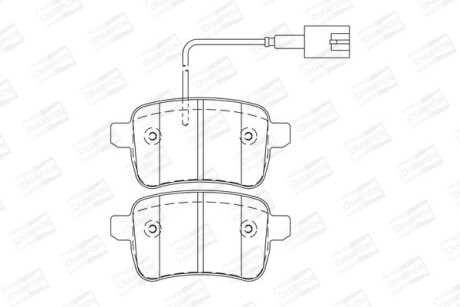 ALFA ROMEO К-т задніх гальм. колодок Giulietta 1,4-1,6 10- CHAMPION 573349CH