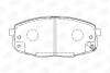 Колодки тормозные дисковые передние HYUNDAI i30 (FD) 07-12, i30 Estate (FD) 07-12 CHAMPION 573730CH (фото 1)