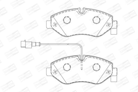 RENAULT к-т гальмівних колодок Maxity, NISSAN NT400 CHAMPION 573743CH