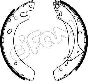 LAND ROVER щоки гальмівні Freelander 97- CIFAM 153-368