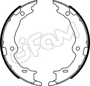 LEXUS Комплект барабанних колодок LS (_F4_) 460 AWD (USF45, USF46) 08-, TOYOTA CENTURY (_G6_) Hybrid (UWG60 18- CIFAM 153-522