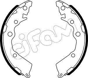 KIA Комплект барабанних колодок PICANTO II (TA) 1.0 11-17 CIFAM 153-588