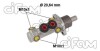 Циліндр гальмівний (головний) Renault Clio I/Megane I -03/VW Golf II/Jetta II/Polo -94 (d=20,64mm) CIFAM 202883 (фото 1)