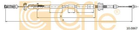 Тросик газа COFLE 10.0867
